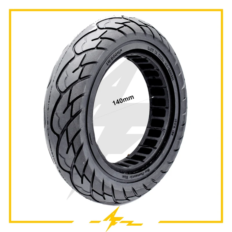 Rueda maciza 10×2,125-6,5 amarilla para patinete eléctrico – ¡Sin pinchazos y con estilo!