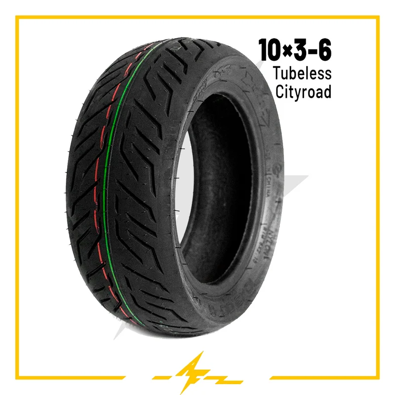 Cubierta rueda neumática 10x3-6 Tubeless – ¡Agarre extremo y cero preocupaciones en tu patinete eléctrico!