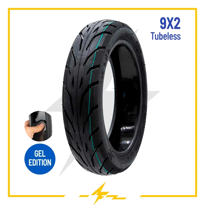Cubierta rueda neumática 9x2 con gel antipinchazos – ¡Dile adiós a los pinchazos y rueda sin límites con tu patinete eléctrico!