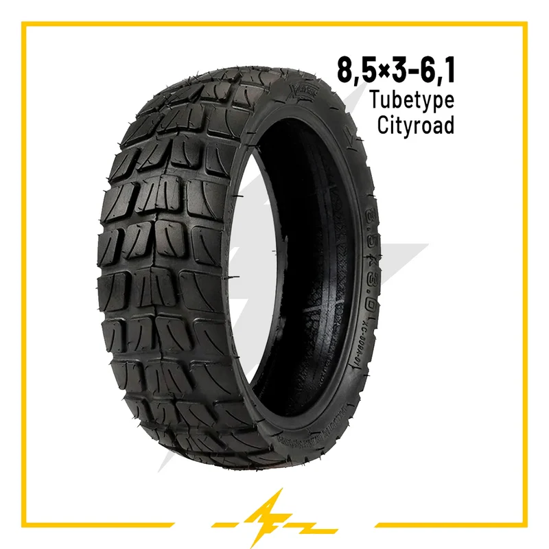 Cubierta rueda neumática 8,5x3-6,1 Tubetype Offroad – ¡Conquista cualquier camino con tu patinete eléctrico!