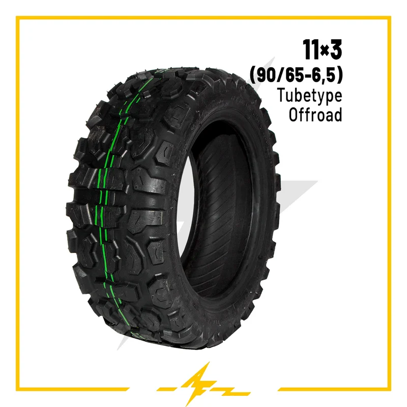 Cubierta rueda neumática 11x3 Offroad (90/65-6,5) – ¡Transforma tu patinete eléctrico en una bestia del terreno!