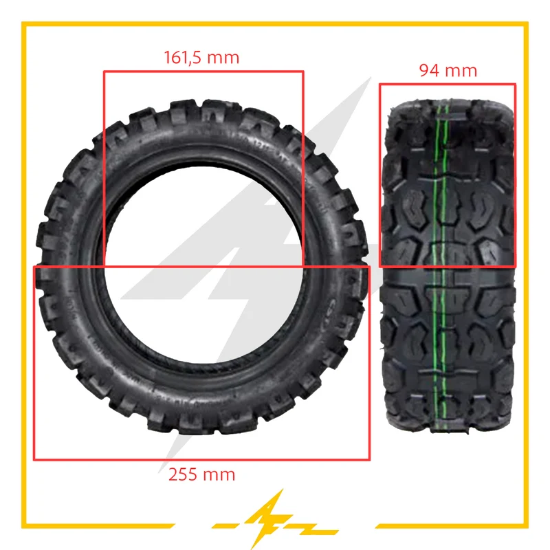 Cubierta rueda neumática 11x3 Offroad (90/65-6,5) – ¡Transforma tu patinete eléctrico en una bestia del terreno!