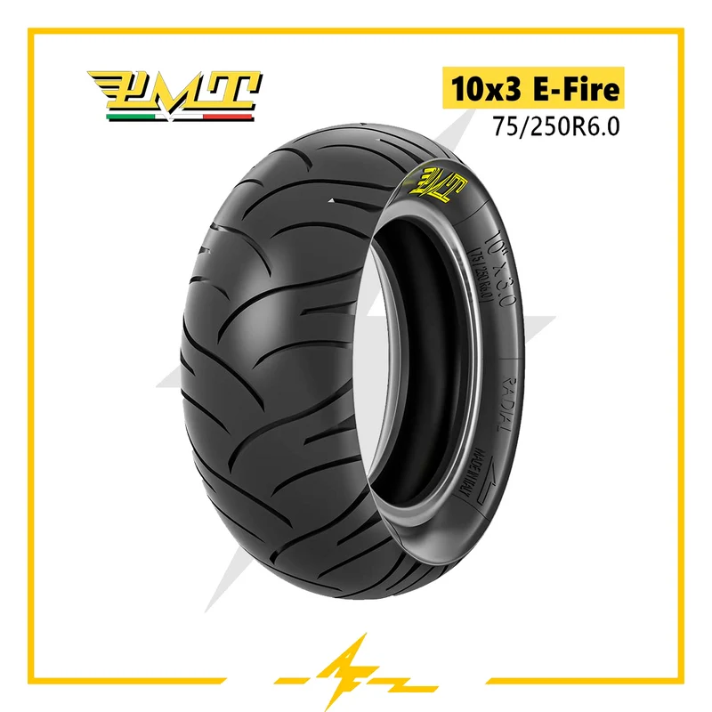 Cubierta rueda neumática PMT 10x3,0 (75/250 R6.0) E-Fire – ¡La llama que enciende tu patinete eléctrico
