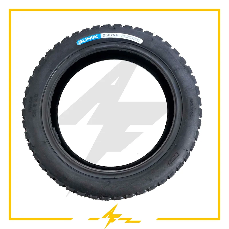 Cubierta rueda neumática 250x54 tubeless offroad con tacos – ¡El todoterreno definitivo para tu patinete eléctrico Xiaomi!