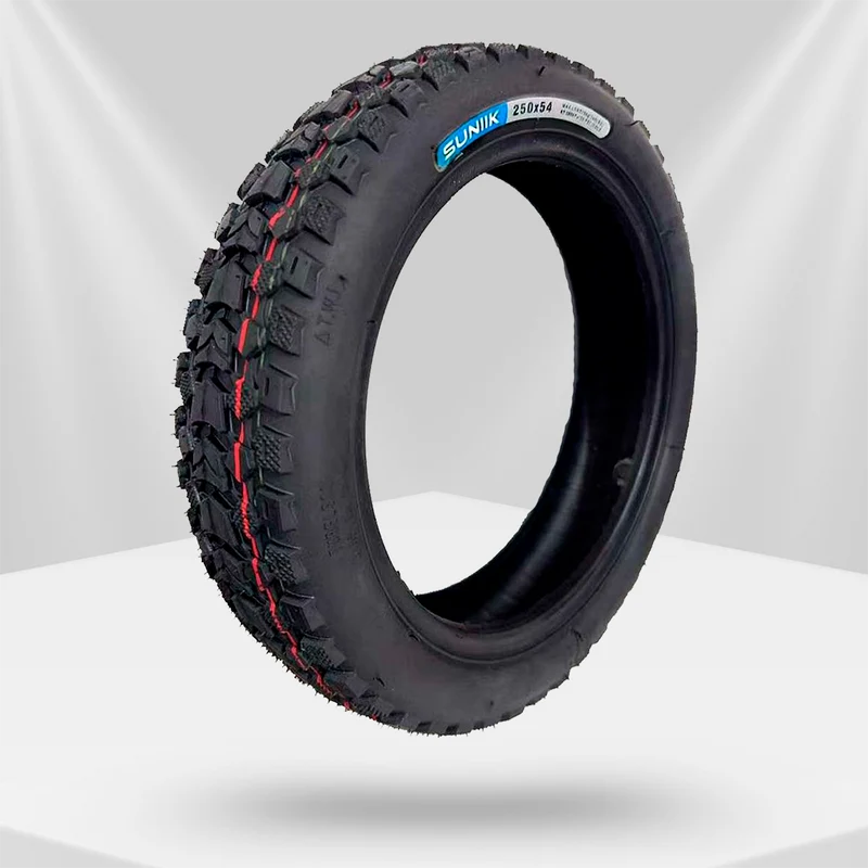 Cubierta rueda neumática 250x54 tubeless offroad con tacos – ¡El todoterreno definitivo para tu patinete eléctrico Xiaomi!