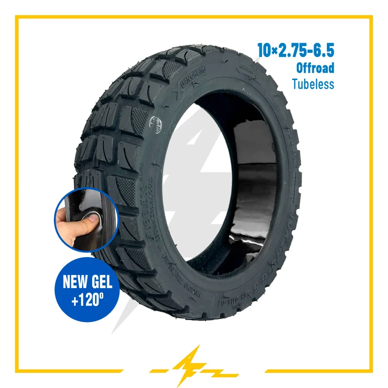 Cubierta rueda neumática 10x2,75-6,5 offroad tubeless – ¡La armadura definitiva para tu patinete eléctrico!