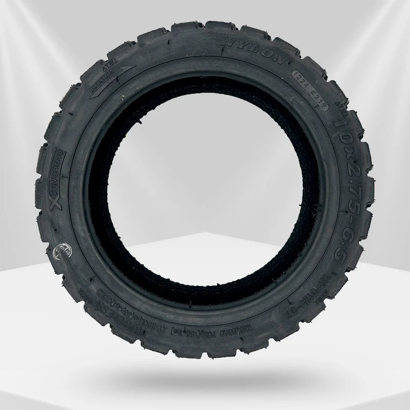 Cubierta rueda neumática 10x2,75-6,5 offroad tubeless – ¡La armadura definitiva para tu patinete eléctrico!