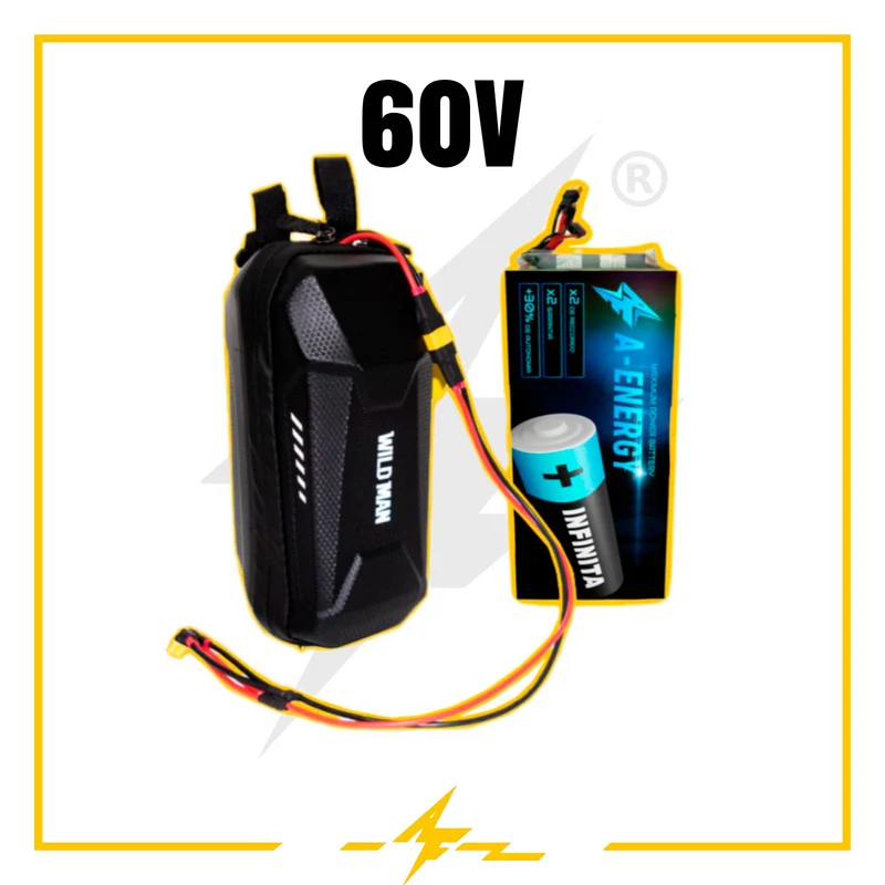 Batería externa 60V Plug & Play para patinetes eléctricos: Instalación fácil y autonomía superior