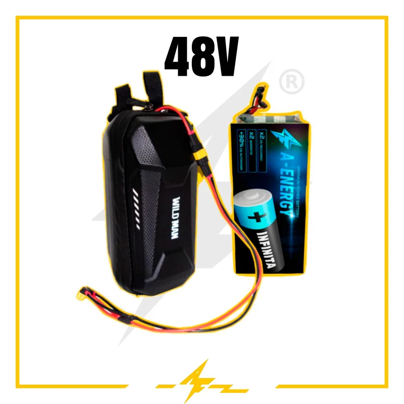 Batería externa 48 V Plug & Play para patinetes eléctricos: Instalación fácil y autonomía superior