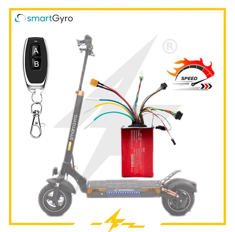 Controladora deslimitable 800W para SmartGyro Rockway/Speedway Homologados: ¡Máximo control, sin límites!
