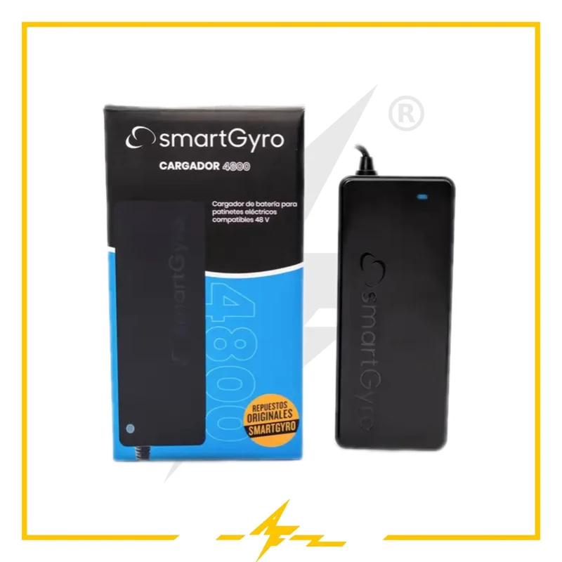 Cargador 48V (salida 54,6V) GX16 3Pin: ¡El recambio original que tu patinete eléctrico SmartGyro merece!