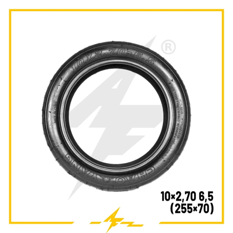 Cubierta rueda neumática tubeless 10x2,7-6,5: Máxima tracción para conquistar el asfalto con estilo