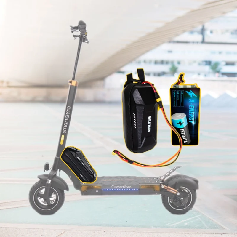 Batería externa 48 V Plug & Play para patinetes eléctricos: Instalación fácil y autonomía superior