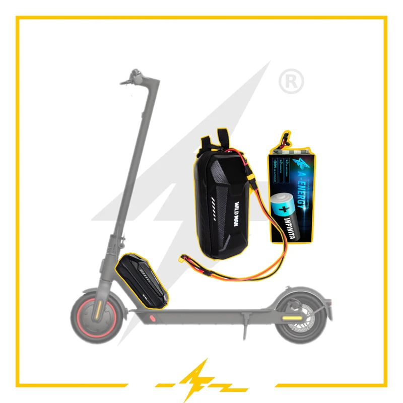 Batería externa 36V Plug & Play para patinetes eléctricos Xiaomi: Instalación fácil y autonomía superior