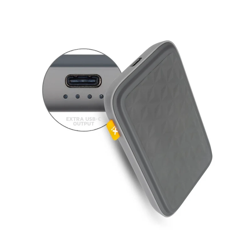Batería externa inalámbrica y magnética 5.000 mAh de Xtorm