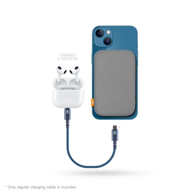 Batería externa inalámbrica y magnética 5.000 mAh de Xtorm