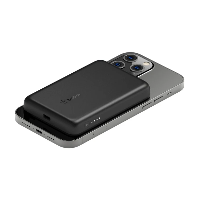 Batería externa inalámbrica y magnética 2.500 mAh BoostCharge de Belkin - Negro