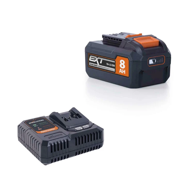Evolution Cordless R18BAT-Li8 8Ah Li-Ion Battery 20V EXT
