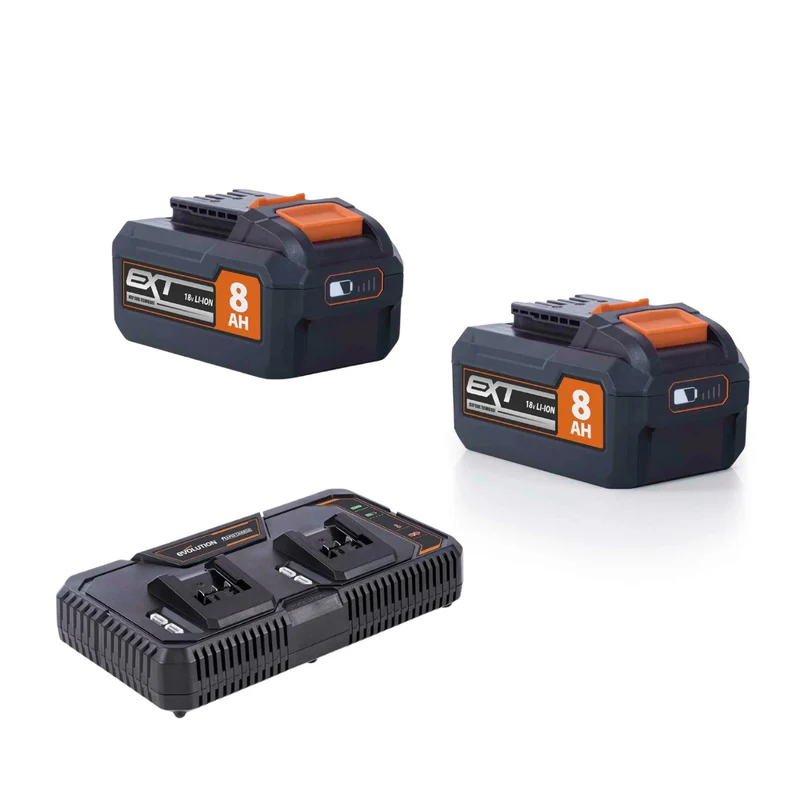 Evolution Cordless R18BAT-Li8 8Ah Li-Ion Battery 20V EXT