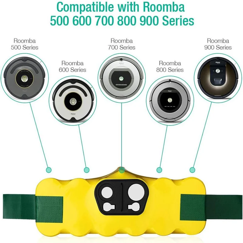 Für iRobot Roomba 14.4V 5.2Ah NI-MH AKKU ERSATZ 3 STÜCK