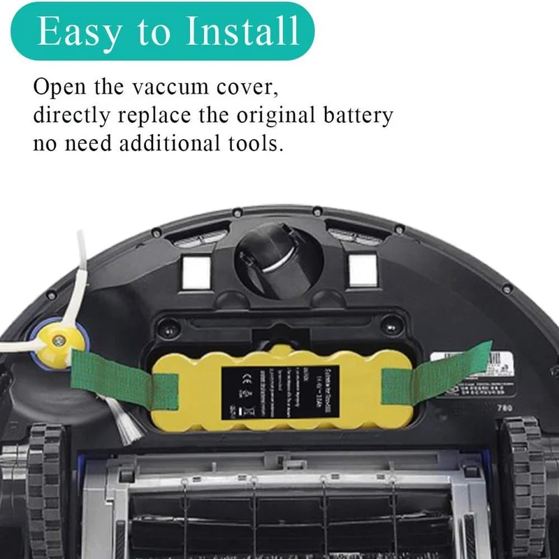Für iRobot Roomba 14.4V 6.8Ah NI-MH AKKU ERSATZ 3 STÜCK