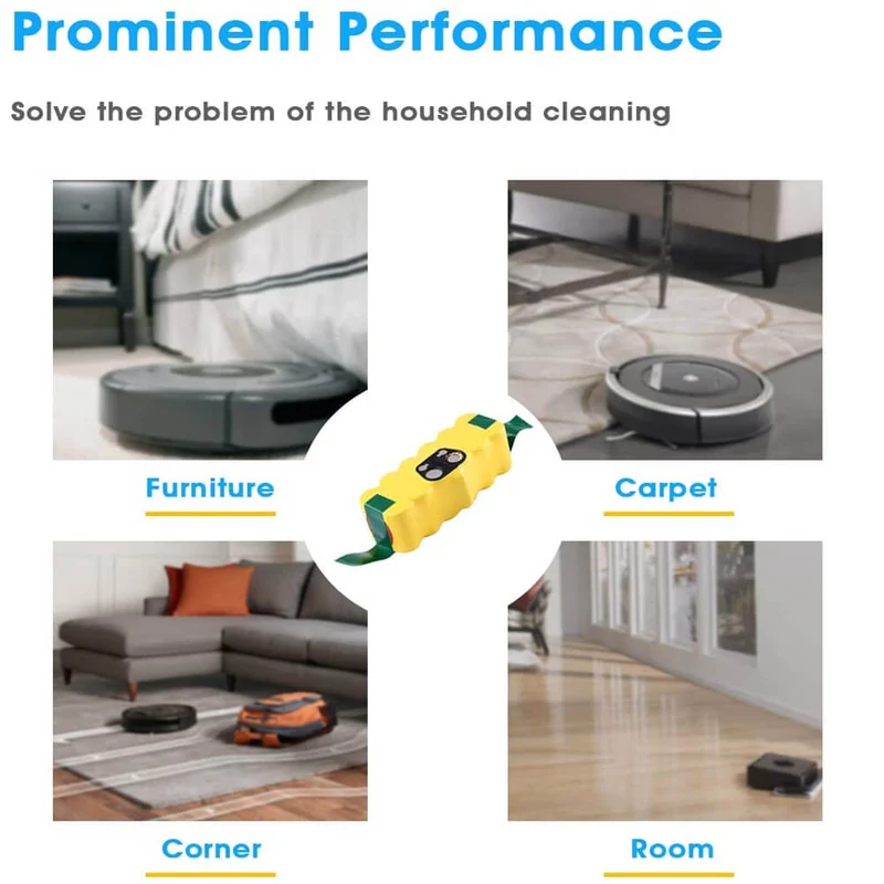 Für iRobot Roomba 14.4V 6.8Ah NI-MH AKKU ERSATZ 3 STÜCK