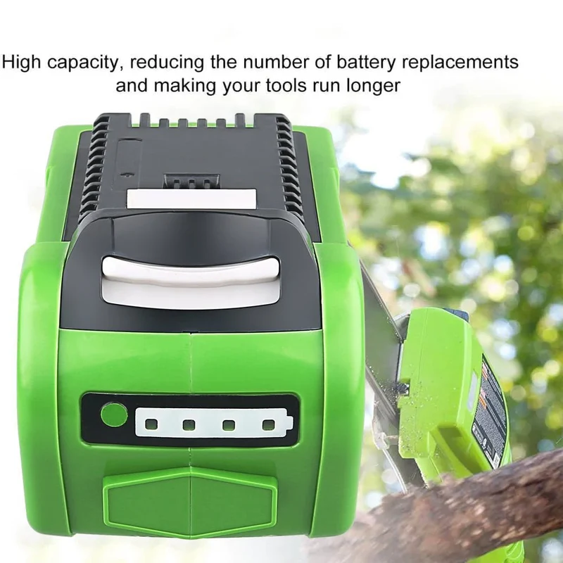 4 STÜCK Für GreenWorks 40V 8.0Ah Lithium Akku Ersatz | 29472 29462 Batterie für 40V G-MAX Elektrowerkzeuge (Nicht für Gen 1)