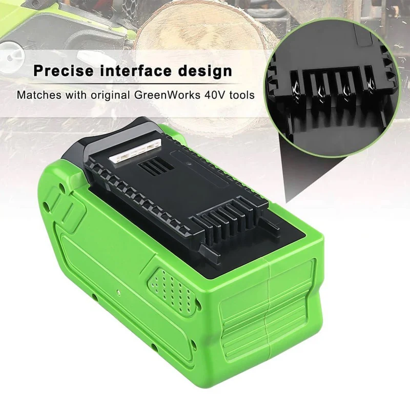 4 STÜCK Für GreenWorks 40V 8.0Ah Lithium Akku Ersatz | 29472 29462 Batterie für 40V G-MAX Elektrowerkzeuge (Nicht für Gen 1)