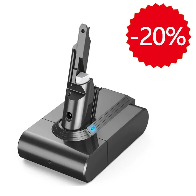 Abverkauf | Für Dyson V7 21.6V 6.4Ah Li-Ion Akku Kompatibel mit V7 21,6 V Tier Akku-Stick Vakuum V7 Motorhead Pro V7 Auslöser V7 Tier V7 Auto + Boot