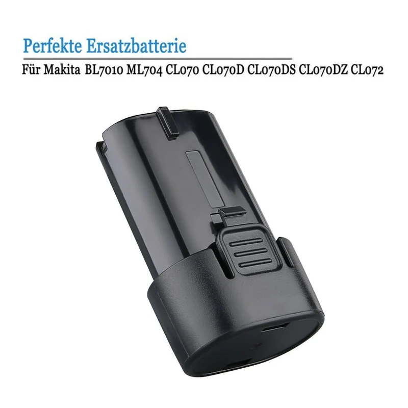 Abverkauf | VANON Für MAKITA 4.8Ah 7.2V Li-ion Ersatzakku 2 STÜCK/BL7010 ML704 CL070 CL070D