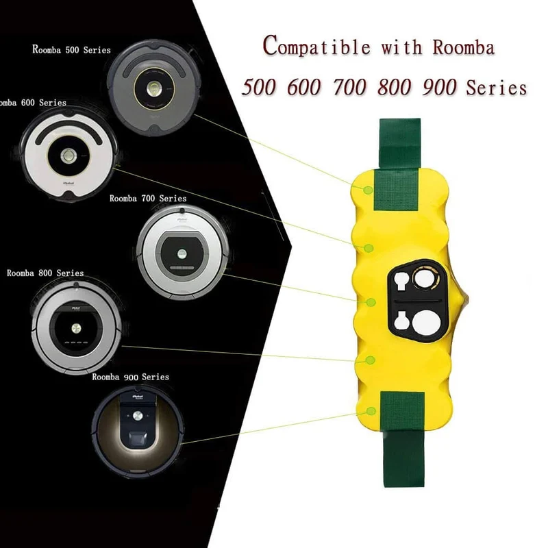 Für iRobot Roomba 14.4 V 6.8Ah NI-MH ACKU ERSATZ