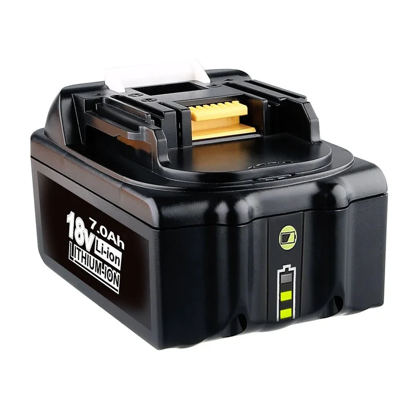 BL1860B 18V 7Ah Ersatzakku für Makita with LED/Kompatibel mit Makita 18V BL1830B BL1860B BL1820 LXT-400