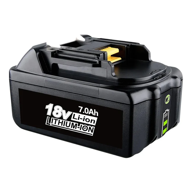 BL1860B 18V 7Ah Ersatzakku für Makita with LED 3-Stück/Kompatibel mit Makita 18V BL1830B BL1860B BL1820 LXT-400