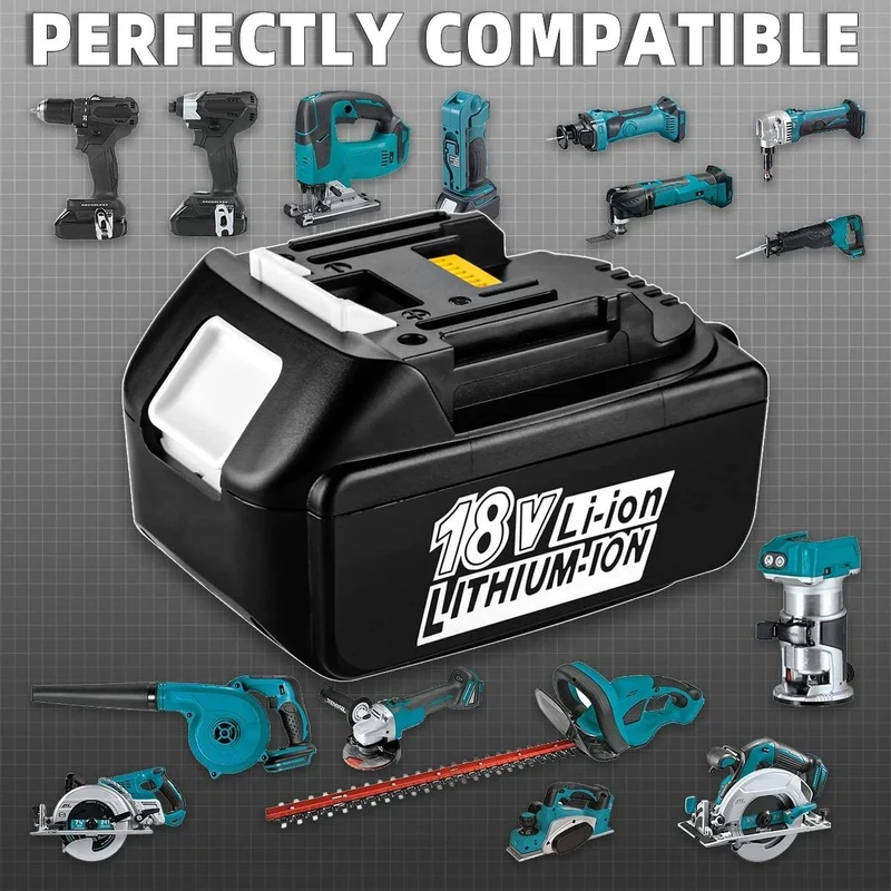BL1860 18V 7.0Ah Ersatzakku für Makita 3-Stück/Kompatibel mit Makita 18V BL1830B BL1860B BL1820 LXT-400