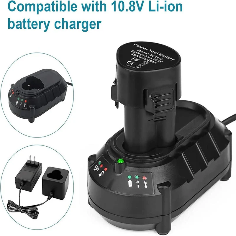für Makita 10.8V 4.8Ah Akku Ersatz | BL1013 Li-Ion Akku