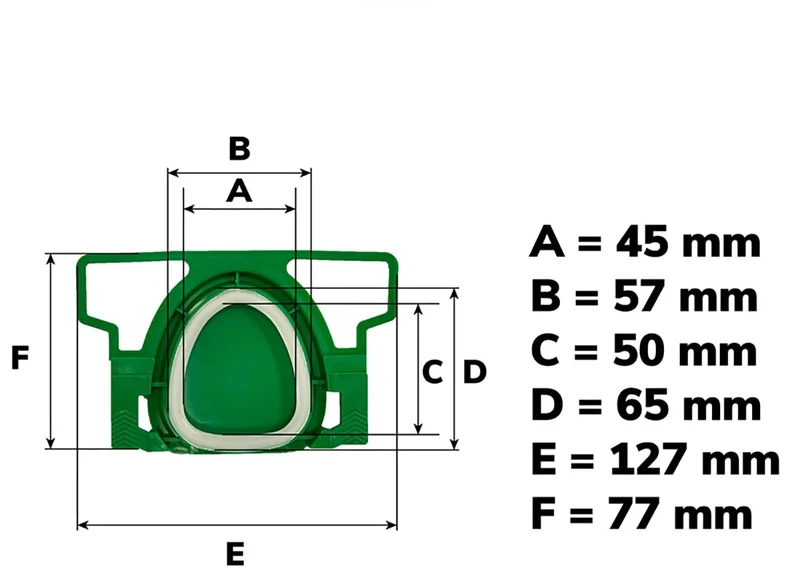 Pack de 6 Bolsas de Microfibra Compatibles con Aspiradoras Folletto VK200 y VK220 | Filtración Eficaz, Alta Resistencia y Susti