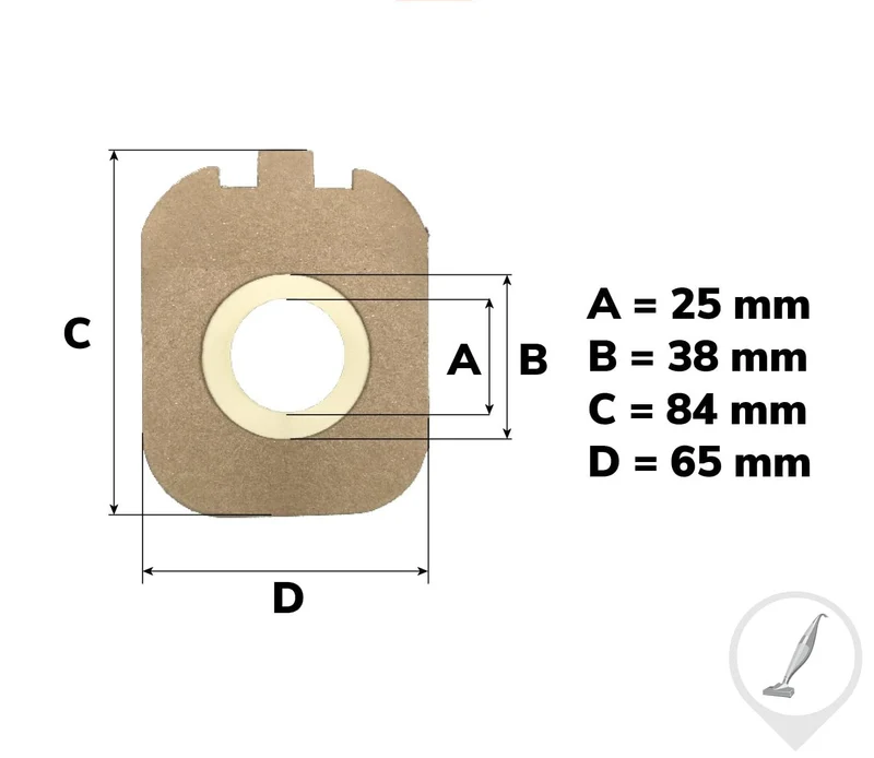 Pack de 5 Bolsas de Microfibra Compatibles con Aspiradoras Rowenta Powerline, Powerline Extreme, Comfortline, Slimline | +40% Po