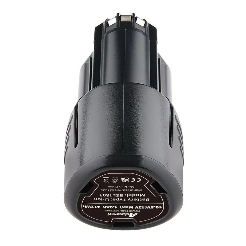 für BOSCH BAT411 12V 4Ah Li-ion Battery 2 Stück / GBA12V30 BAT420 BAT411A BAT412A BAT413A BAT414 2 Stück/BH1214L/BH1214N