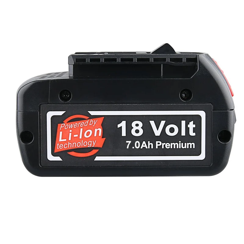 2 Stück 18V 7.0Ah Für Bosch BAT610G Li-ion Akku Ersatz mit LED /Kompatibel mit BAT609 BAT610G BAT618G BAT620 BAT621