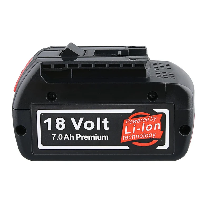 Für 18V 7.0Ah Bosch BAT610G Li-ion Akku Ersatz mit LED/Kompatibel mit BAT609 BAT610G BAT618G BAT620 BAT621