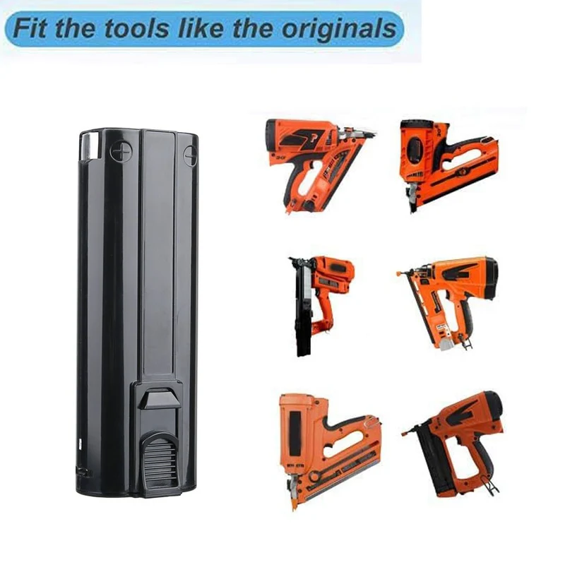 6V 4.8Ah für Paslode 404717 Ni-CD Ersatzakku Black 2 STÜCK/ IM350 BCPAS-404717HC B20544E 900420