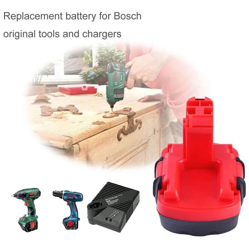 12V 4.8Ah Für BOSCH BAT043 NI-MH Akku Ersatz