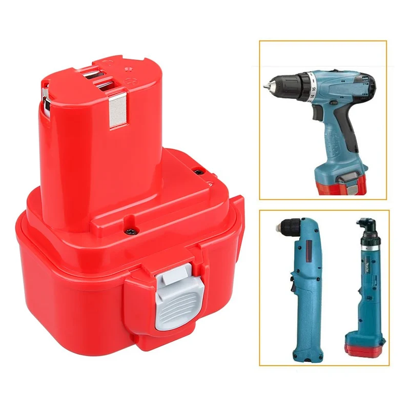 9.6V 4.8Ah für 9120 Makita Akku Ersatz Ni-MH Akku