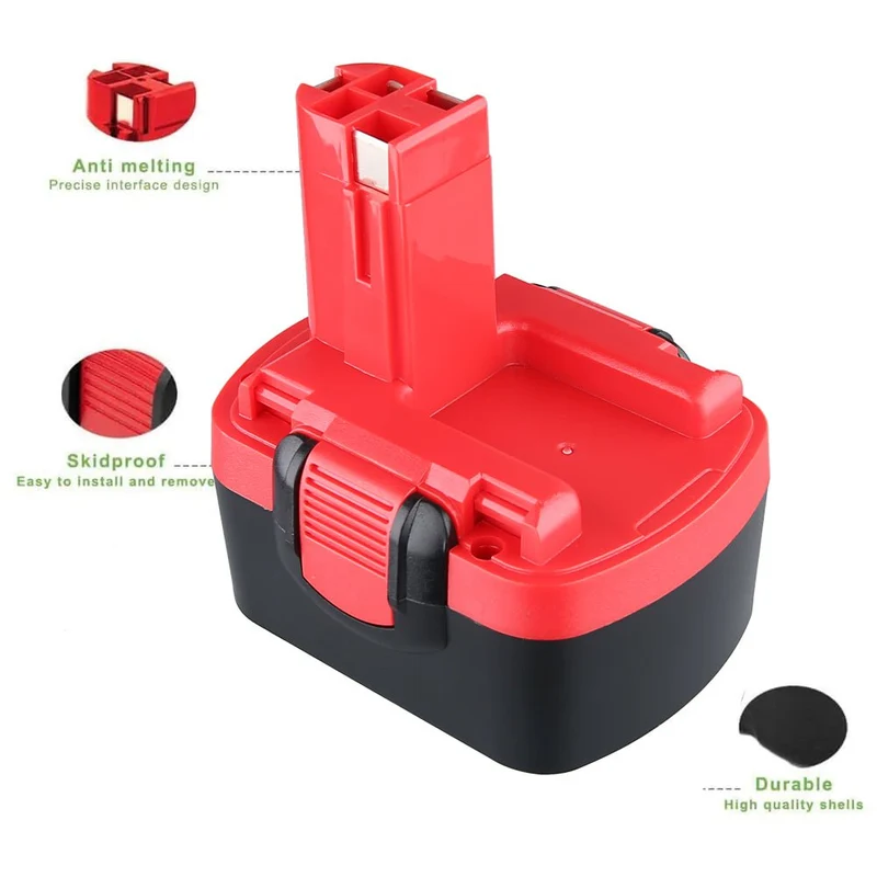 für Bosch 14,4V 4600mAh Ni-MH Ersatzakku 2 STÜCK /BAT038 BAT040 BAT041 BAT140 BAT159