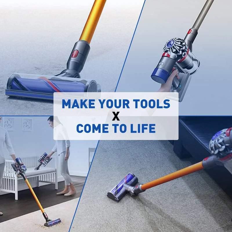Für Dyson V8 21.6V 6.4Ah Li-Ion Akku Absolute V8 Animal V8 Fluffy SV10 Schnurlos Handstaubsauger Akku