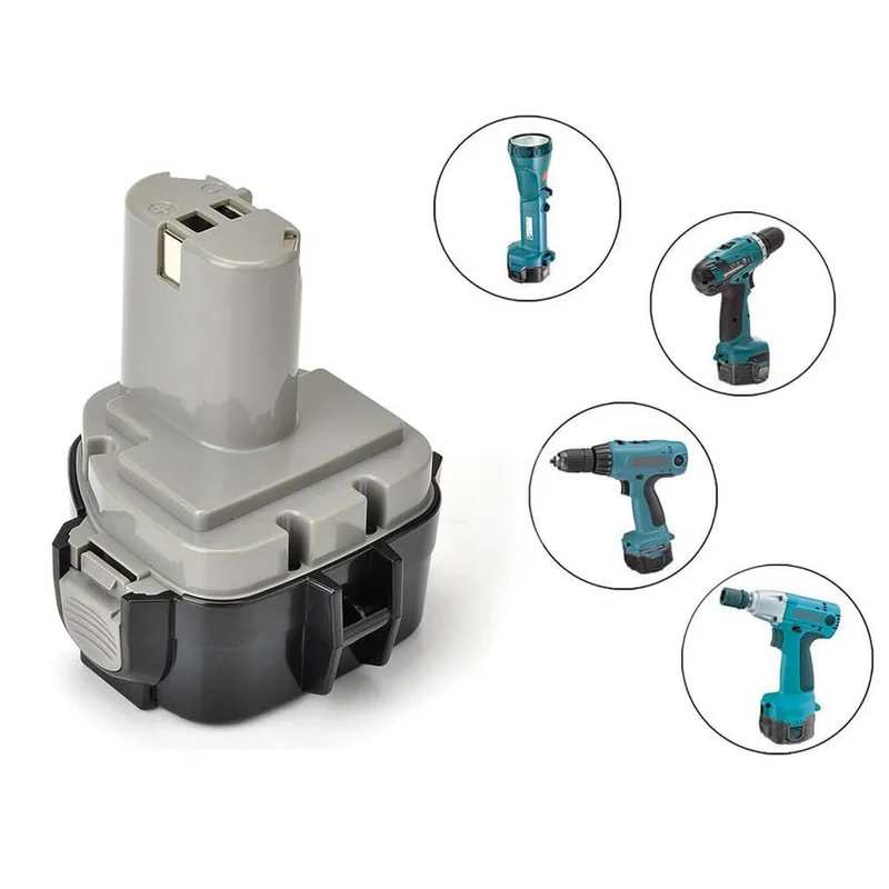 12V 3,6Ah für 1220 Makita Ni-MH Ersatz Rot / PA12 1222 1233 1200 1234 1235