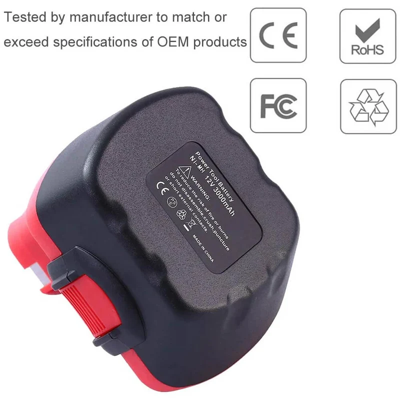 12V 4.6Ah Für BAT043 BOSCH NI-MH Akku Ersatz