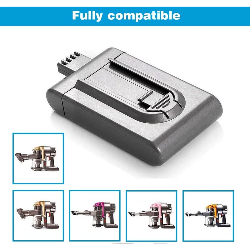 Aktualisiet DC16 21.6V 4Ah für Dyson Li-Ion Akku Kompatibel mit Dyson DC16 Root 6 Staubsauger DC16 Pink 912433-03 BP01
