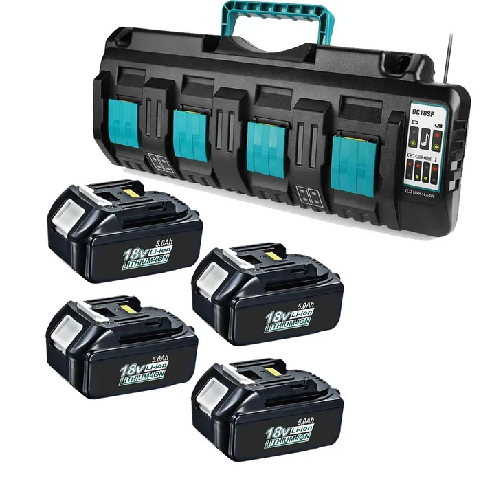 BL1850 18V 5Ah Ersatzakku für Makita/Kompatibel mit Makita 18V BL1830B BL1860B BL1820 LXT-400
