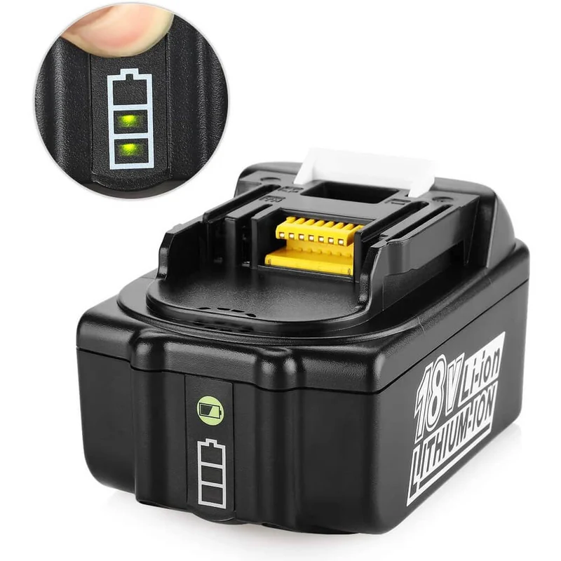 18V 5Ah BL1850B Ersatzakku für Makita mit LED 8-Stück/Kompatibel mit Makita 18V BL1830B BL1860B BL1820 LXT-400
